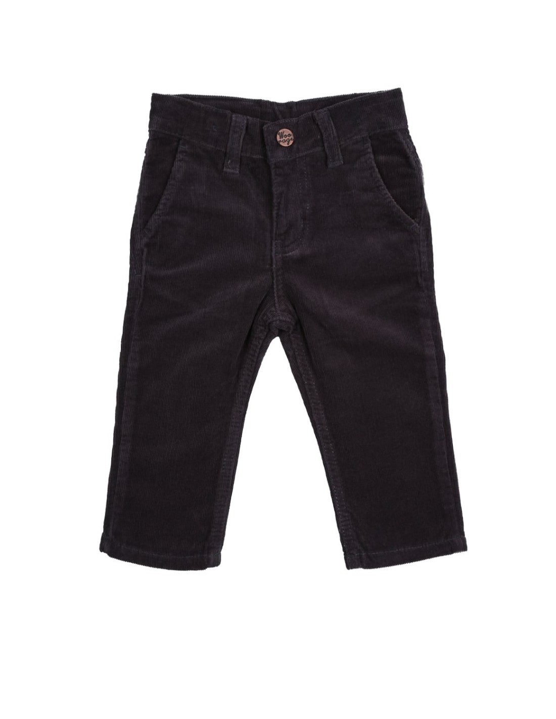 Graphite corduroy shorts for boys NDZ1687 - Online store - Boutique